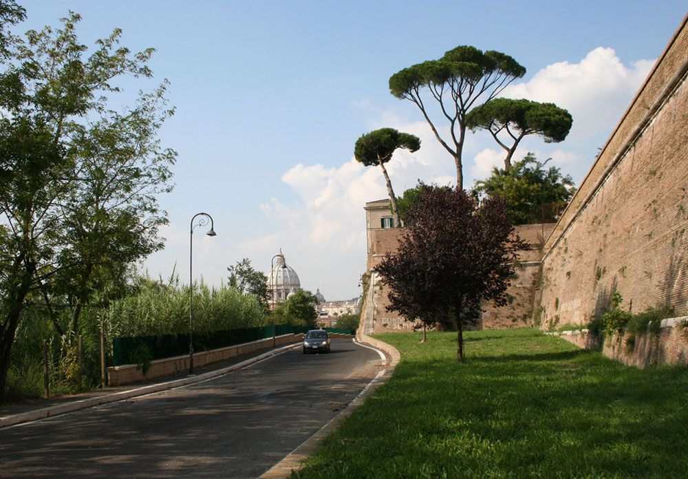 Roma – Roman walls of the Janiculum